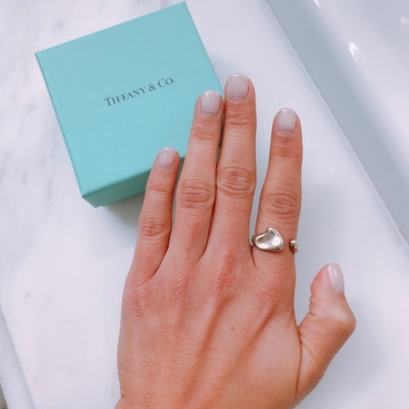 Tiffany Co Elsa Peretti Full Heart Ring 